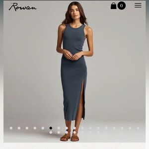 Rowan- Dylan Knit Maxi Dress in Olive